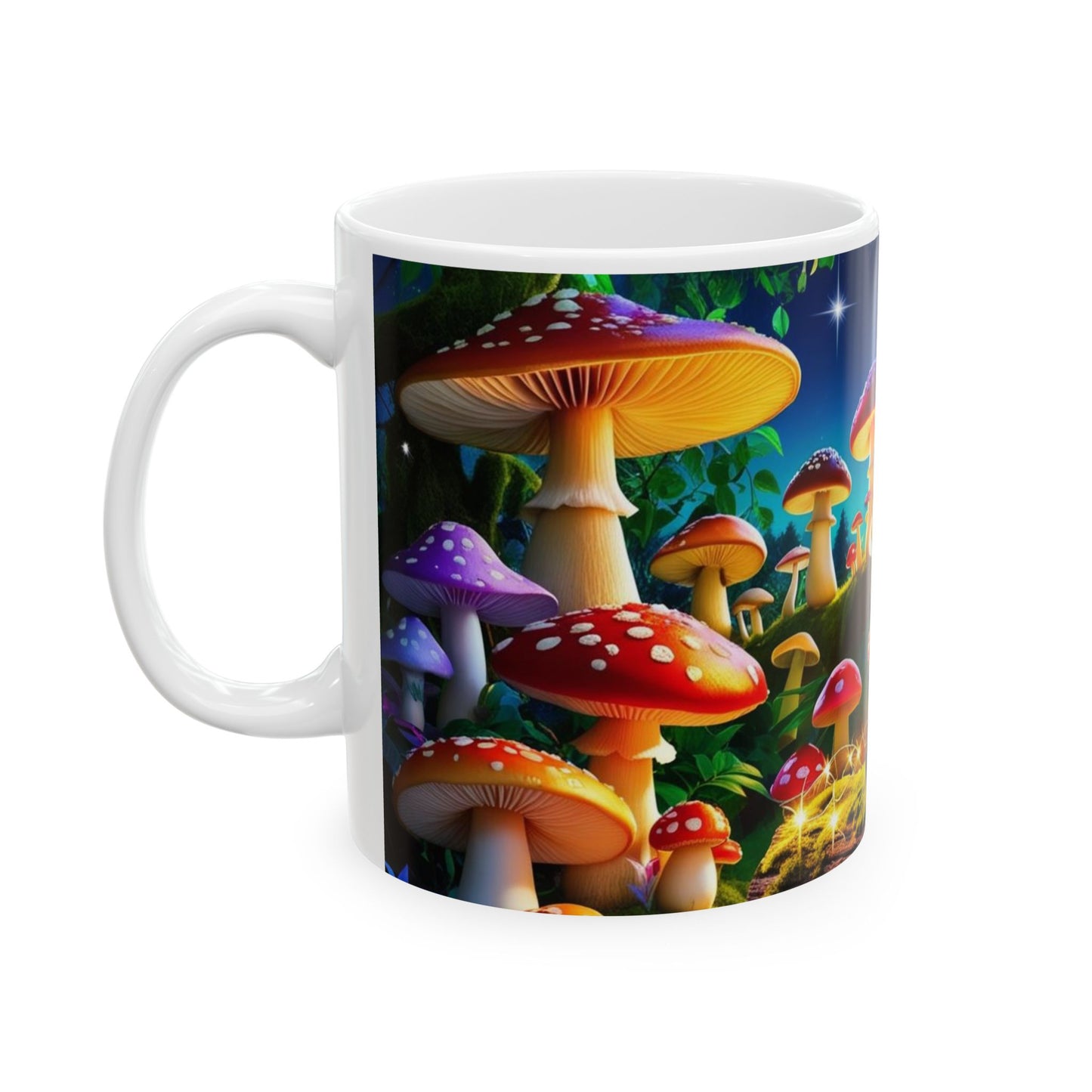 Whimsical Gnome Ceramic Mug - We all need a happy Gnome
